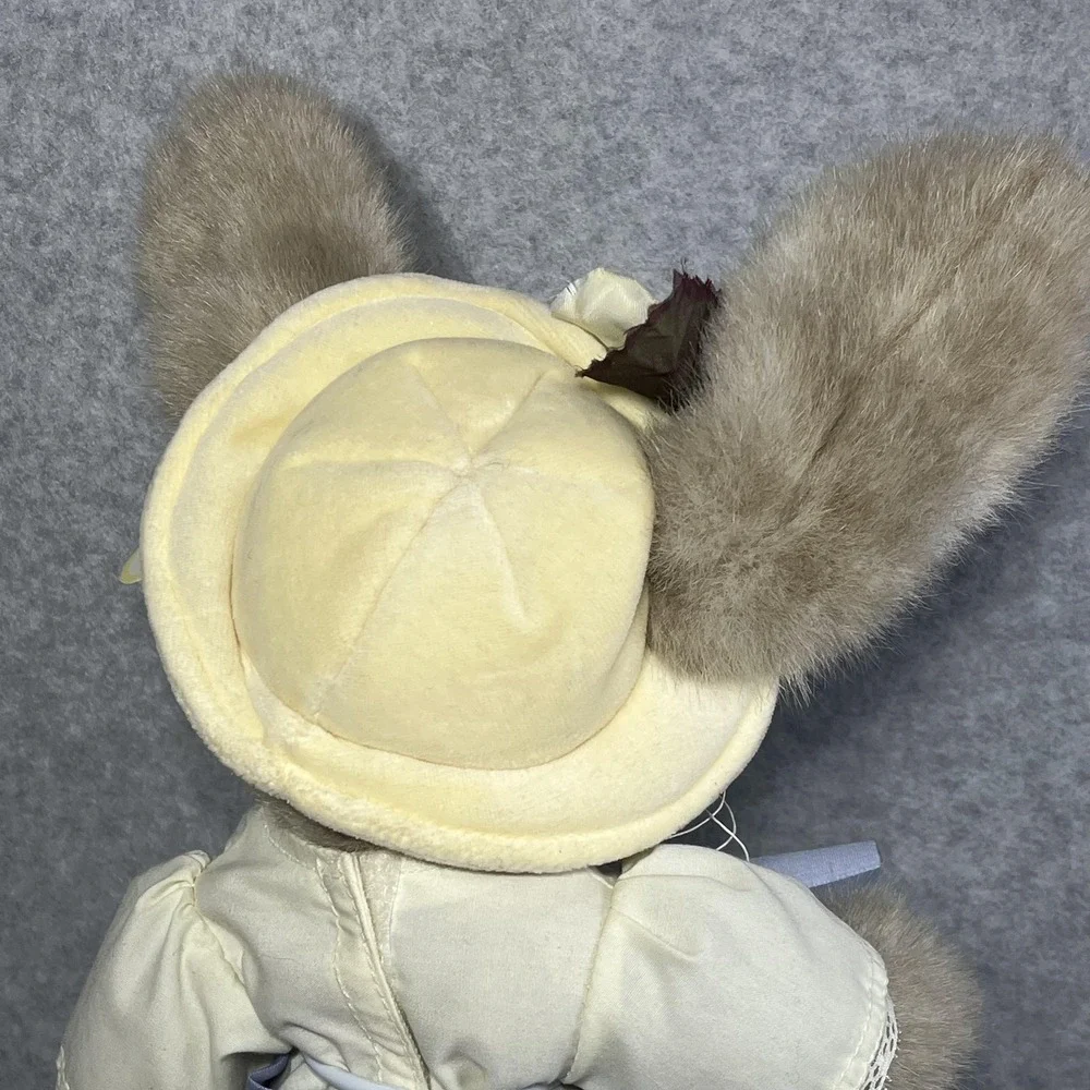 Vintage Bearington Collection Tulip Ducky Bunny Plush Basket Easter Limited 1077